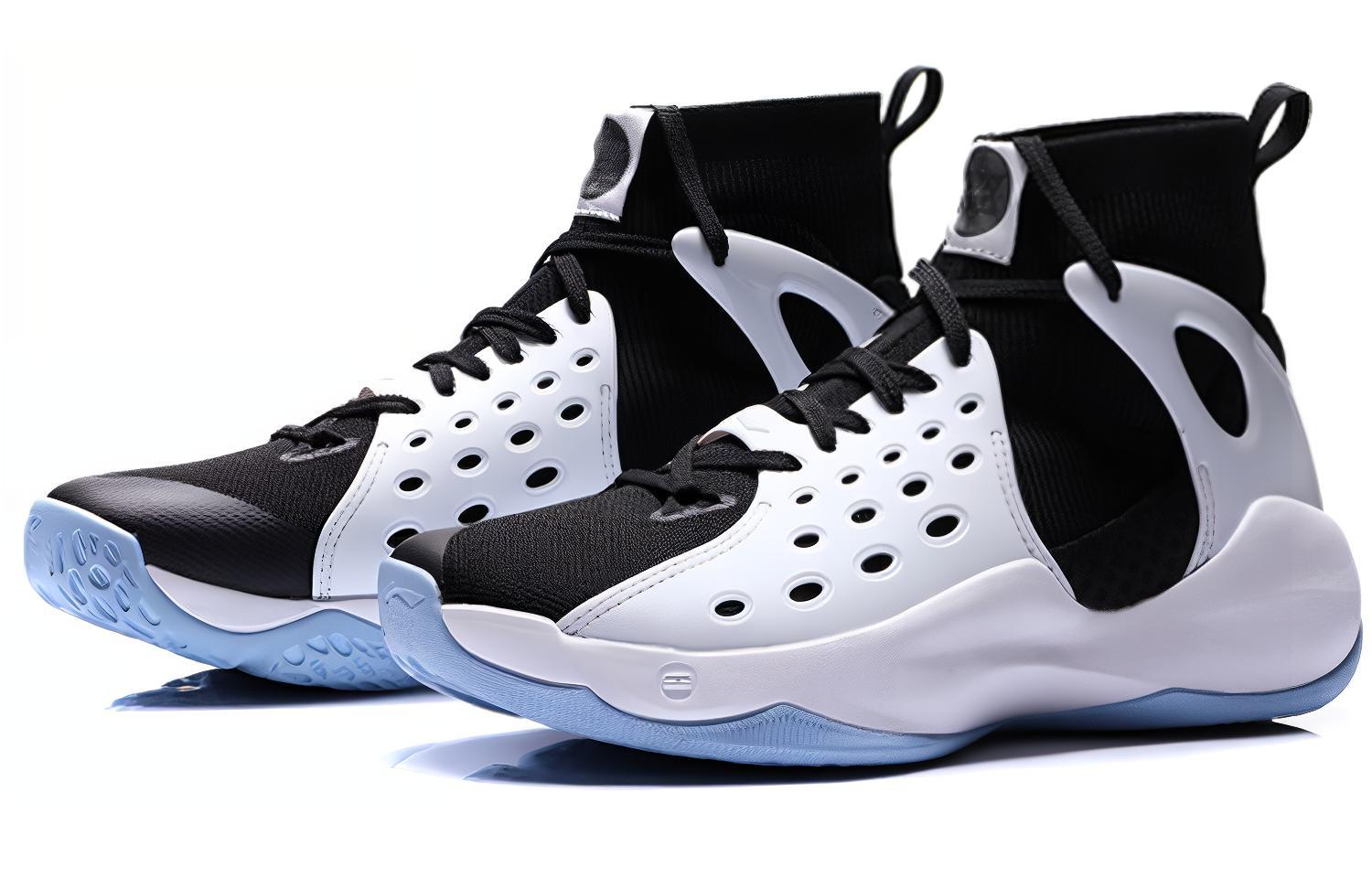Lookbook 리닝 소닉 6 '블랙 화이트' (Li-Ning Sonic 6 'Black White') ABAN021-6