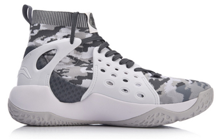 Order 李寧 ソニック6 白灰迷彩 (Li-Ning Sonikku 6 Shiro-Hai Meisai) ABAN021-3