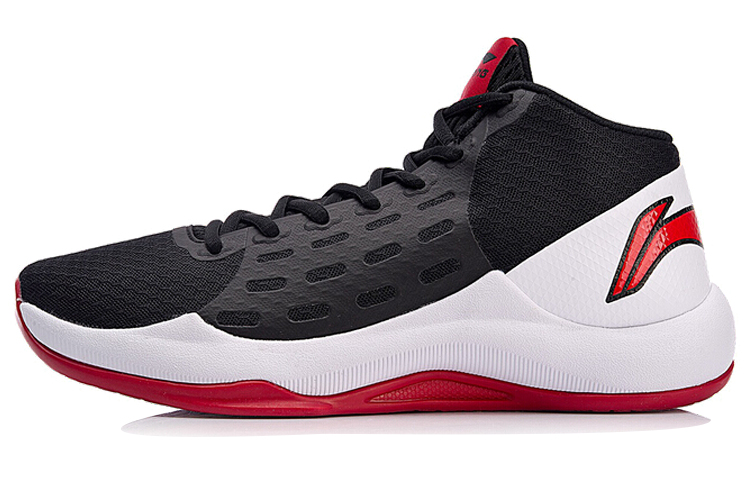 Li-Ning Sonic 6 Mid 'Black Red' ABPN009-5