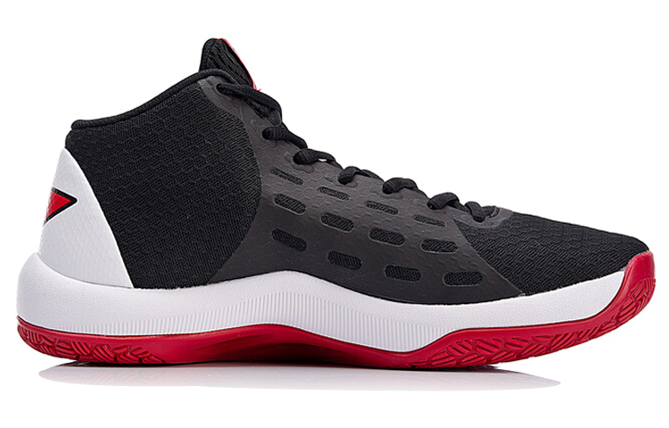 Order Li-Ning Sonic 6 Mid 'Negro Rojo' ABPN009-5