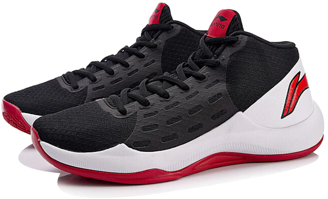 Li-Ning Sonic 6 Mid 'Negro Rojo' ABPN009-5 Lookbook Li-Ning Sonic 6 Mid 'Negro Rojo' ABPN009-5