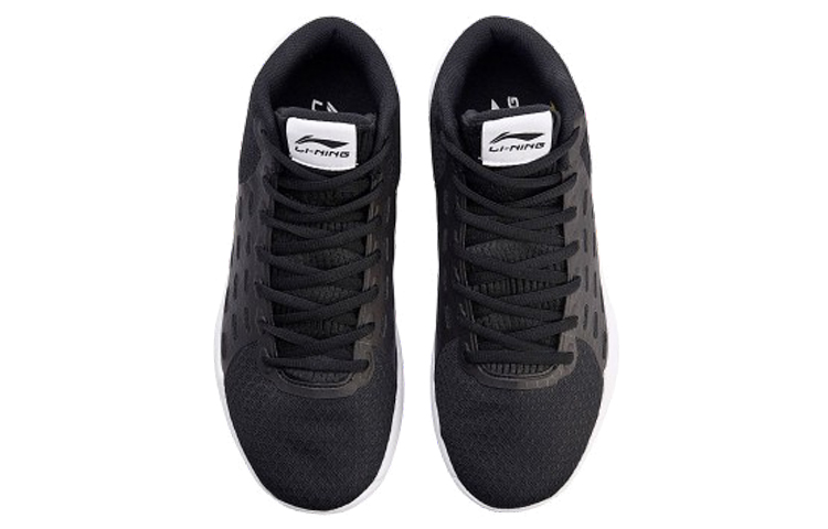 Shop 리닝 소닉 6 미드 블랙/화이트 (Li-Ning Sonic 6 Mid 블랙/화이트) ABPN009-2