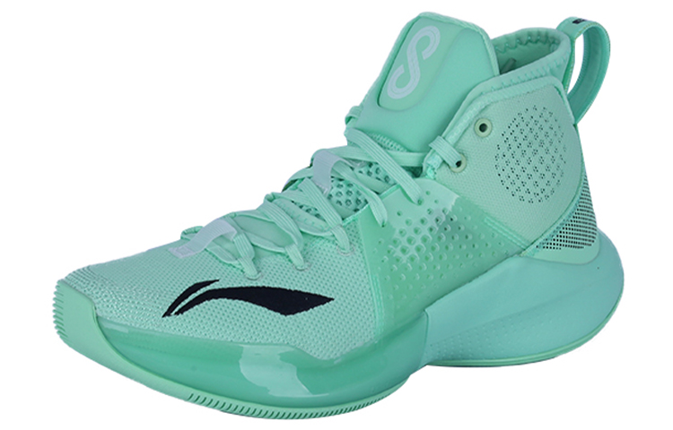 Lookbook Li-Ning Sonic 8 Premium Player Edisi 'Peppermint Hijau' ABAQ025-W