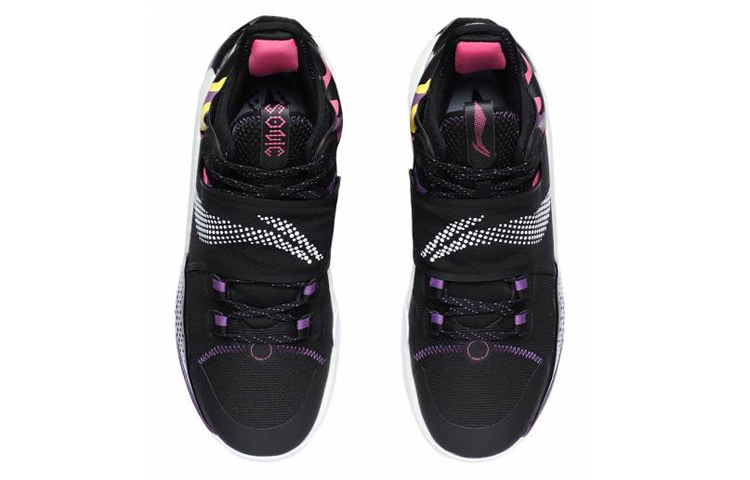 Shop Li-Ning Sonic 9 Mid 'Hitam Sponsor' ABAR011-B