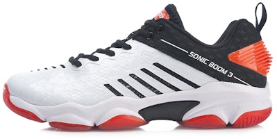 Li-Ning Sonic Boom 3.0 'White Black' AYZP009-2 Li-Ning Sonic Boom 3.0 'White Black' AYZP009-2
