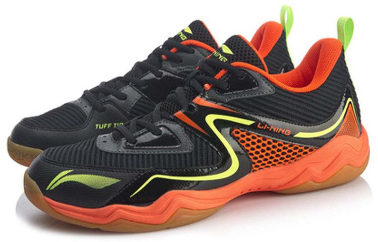 Lookbook Li-Ning Sound ''Schwarz Orange'' AYTQ017-3