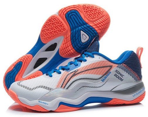 Li-Ning Sound Boom EG 3 'Kelabu Biru Jingga' AYZR005-1 Shop Li-Ning Sound Boom EG 3 'Kelabu Biru Jingga' AYZR005-1