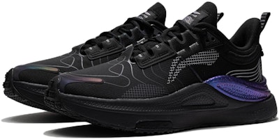 LiNing李寧 星火 回彈輕便 低筒 運動休閒鞋 男款 黑色 Lookbook LiNing李寧 星火 回彈輕便 低筒 運動休閒鞋 男款 黑色