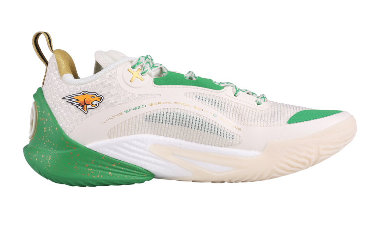 Order 李宁 闪击10 CBA球隊遼寧隊專業實戰比賽 舒適耐磨防滑 低幫 籃球鞋 男款 綠色