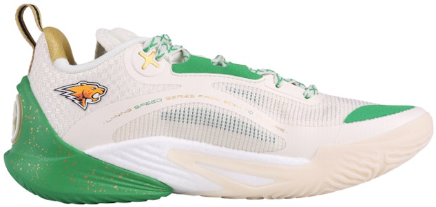 李宁 闪击10 CBA球隊遼寧隊專業實戰比賽 舒適耐磨防滑 低幫 籃球鞋 男款 綠色 Order 李宁 闪击10 CBA球隊遼寧隊專業實戰比賽 舒適耐磨防滑 低幫 籃球鞋 男款 綠色