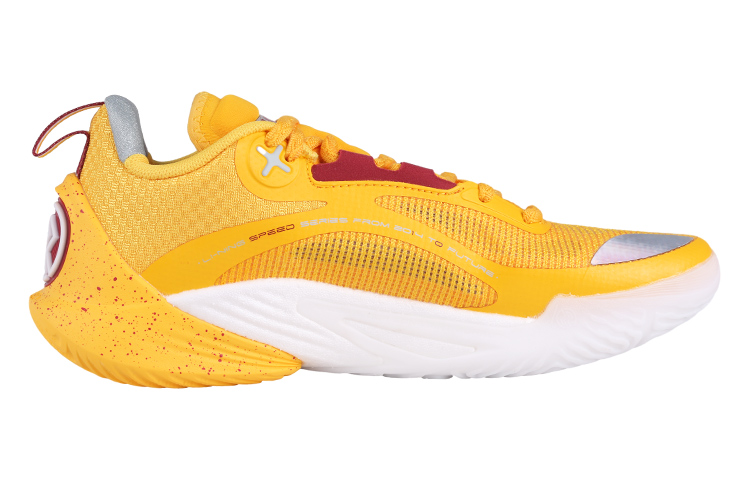 Order 李宁 闪击10 CBA球隊山西隊專業實戰比賽 舒適耐磨防滑 低幫 籃球鞋 男款 黃色