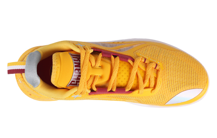 Lookbook 李宁 闪击10 CBA球隊山西隊專業實戰比賽 舒適耐磨防滑 低幫 籃球鞋 男款 黃色