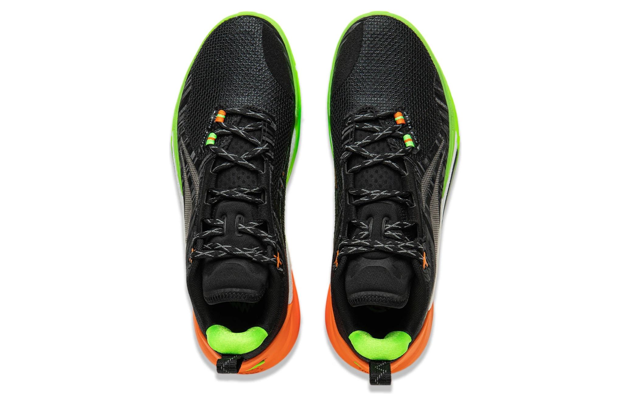 Purchase LiNing李寧 閃擊10 綠幽靈 減震耐磨 低筒 籃球鞋 男款 黑綠橙