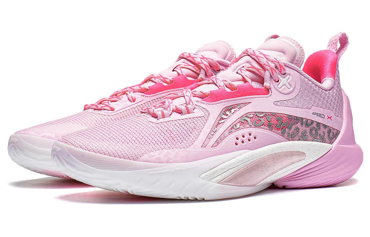 Shop Li-Ning Speed 10 ''Pink Leopard'' Damen Sneaker ABAT085-6
