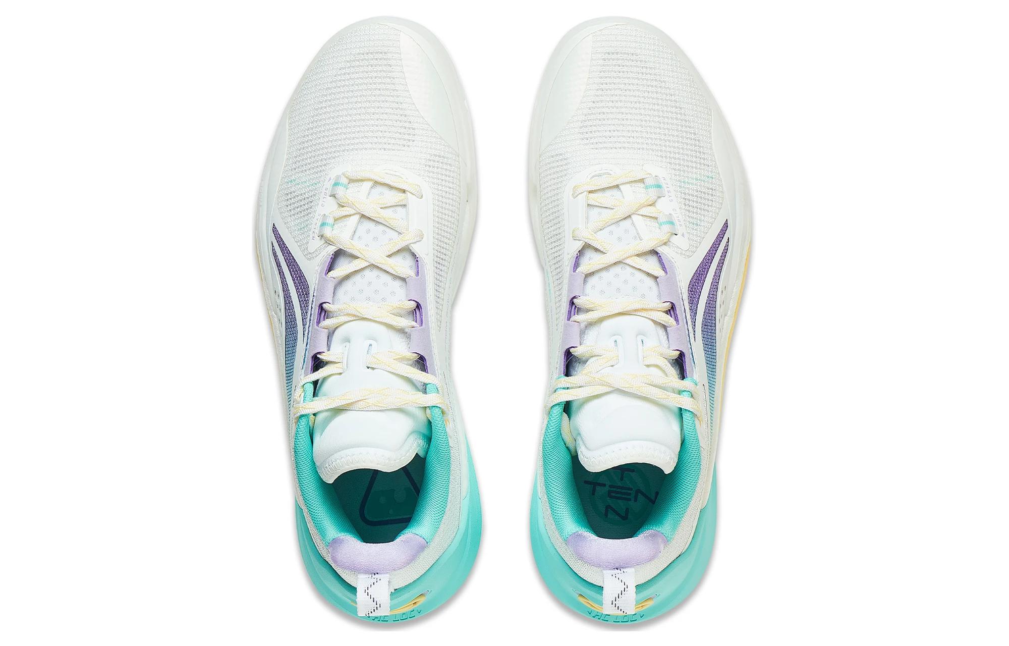 Lookbook Li-Ning Speed 10 Low 'Putih Mint Hijau' ABAT085-8