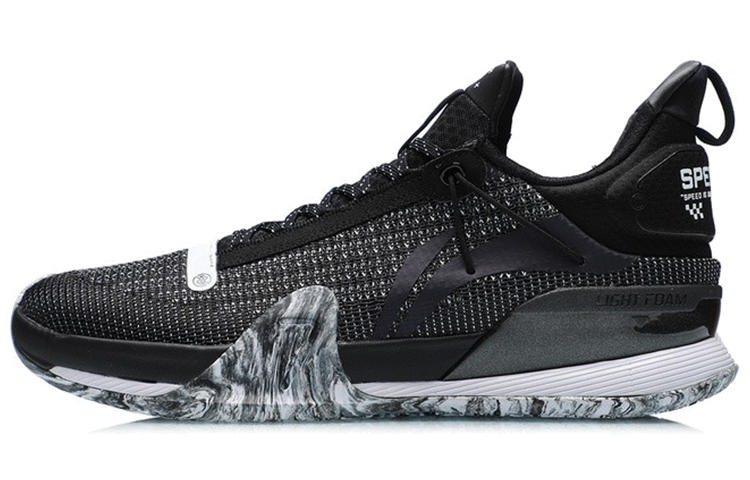 Li-Ning Speed 7 Premium 'Black White' ABAR001-4