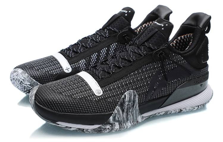 Lookbook Li-Ning Speed 7 Premium 'Negro Blanco' ABAR001-4