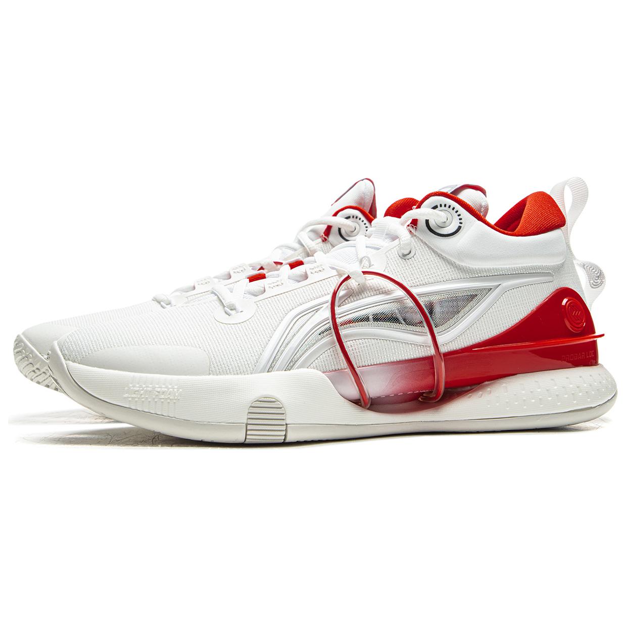 Lookbook 리닝 스피드 8 프리미엄 '화이트 레드' ABAT119-1