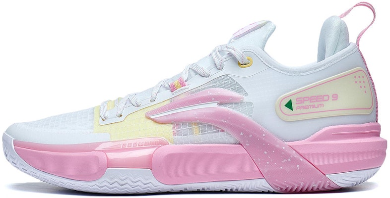 Li-Ning Speed 9 PRM 'White Pink' ABAT023-1 Buy Li-Ning Speed 9 PRM 'White Pink' ABAT023-1
