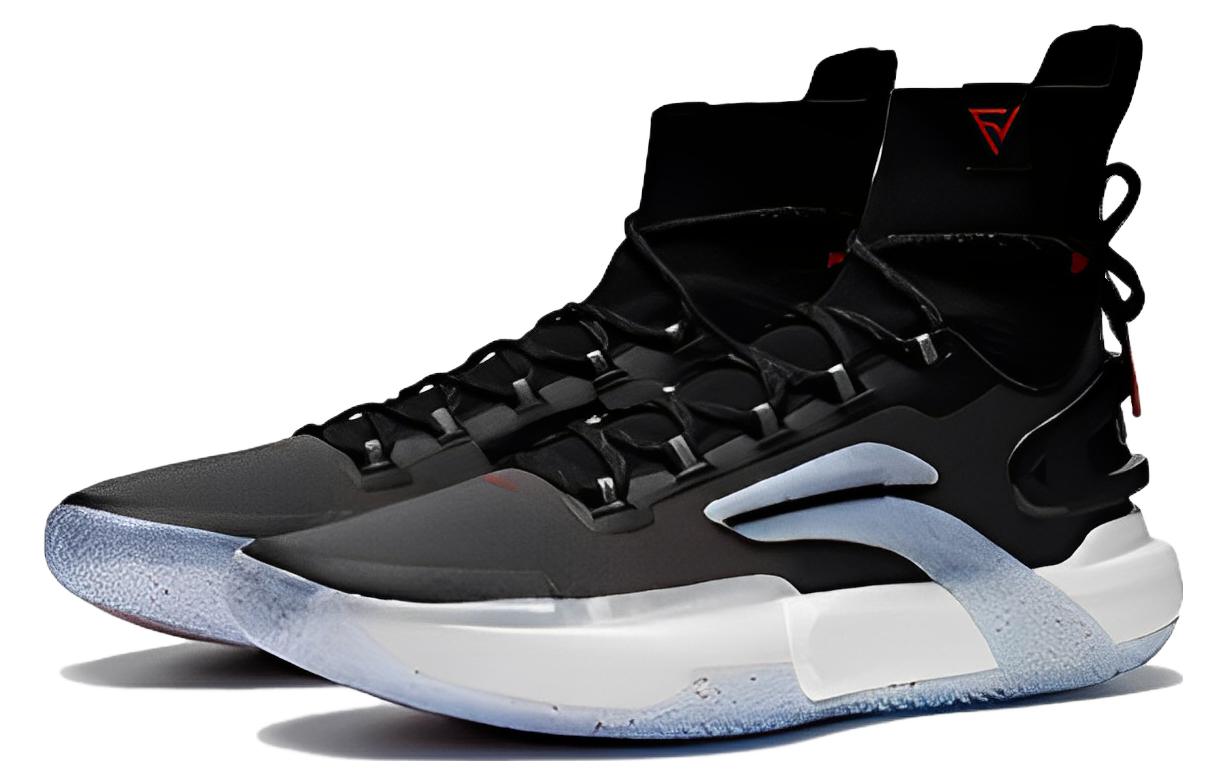 Shop LiNing李寧 閃擊9 Ultra 減震防滑耐磨 高筒 籃球鞋 黑藍紅