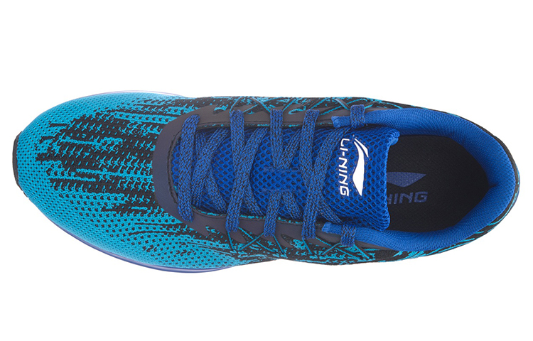 Lookbook Li-Ning Speed Star ''Nero Blu Riflettente'' ARHM063-3