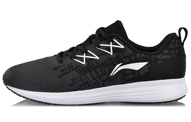 Li-Ning Speed Star 'Black Shock-Absorbing Running' ARHN019-1