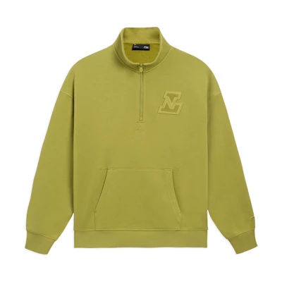 Li-Ning Sport Fashion Solid Color Pullover Sweatshirt - Evergreen (Unisex) AWDSA05-3