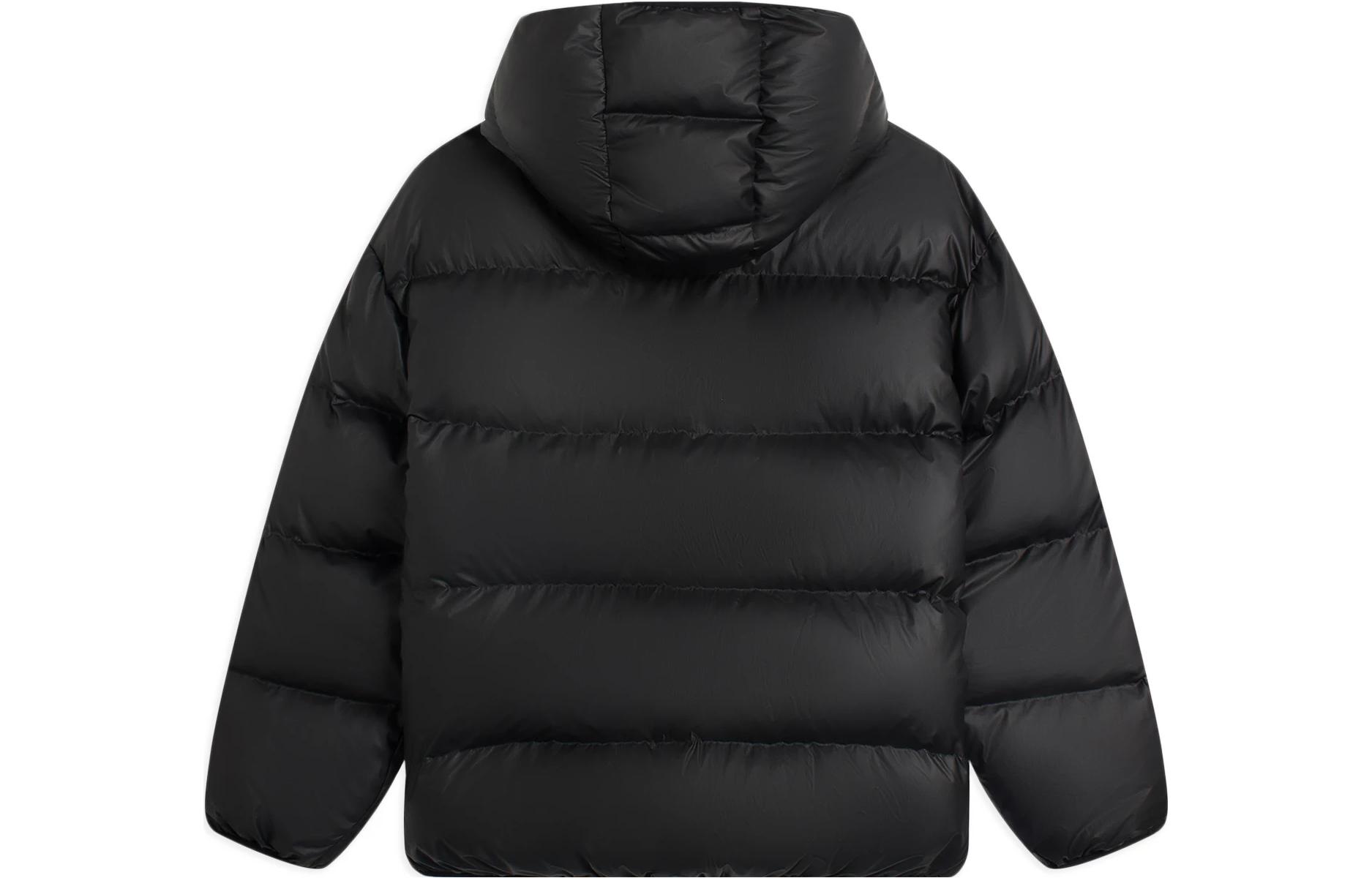 Lookbook Li-Ning Sport Fashion Unisex Black Down Jacket with Drawstring. AYMS339-2