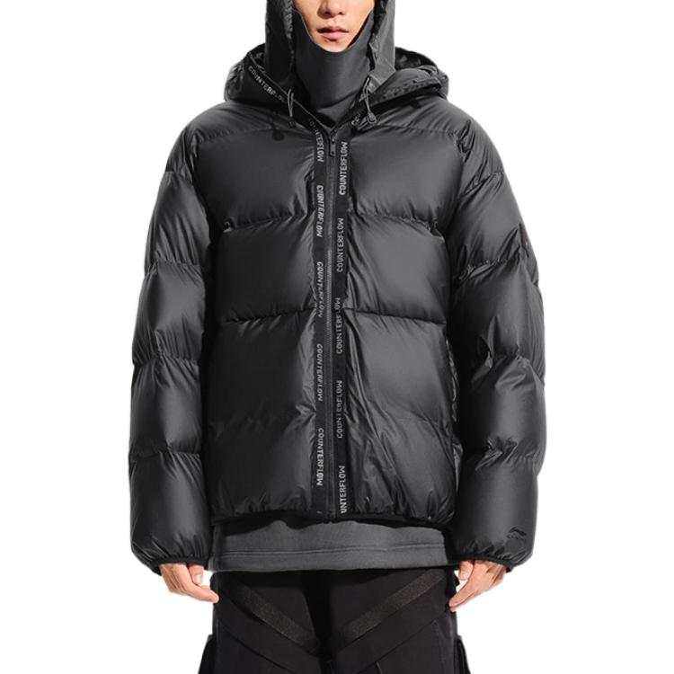 Purchase Li-Ning Sport Fashion Unisex Black Down Jacket with Drawstring. AYMS339-2