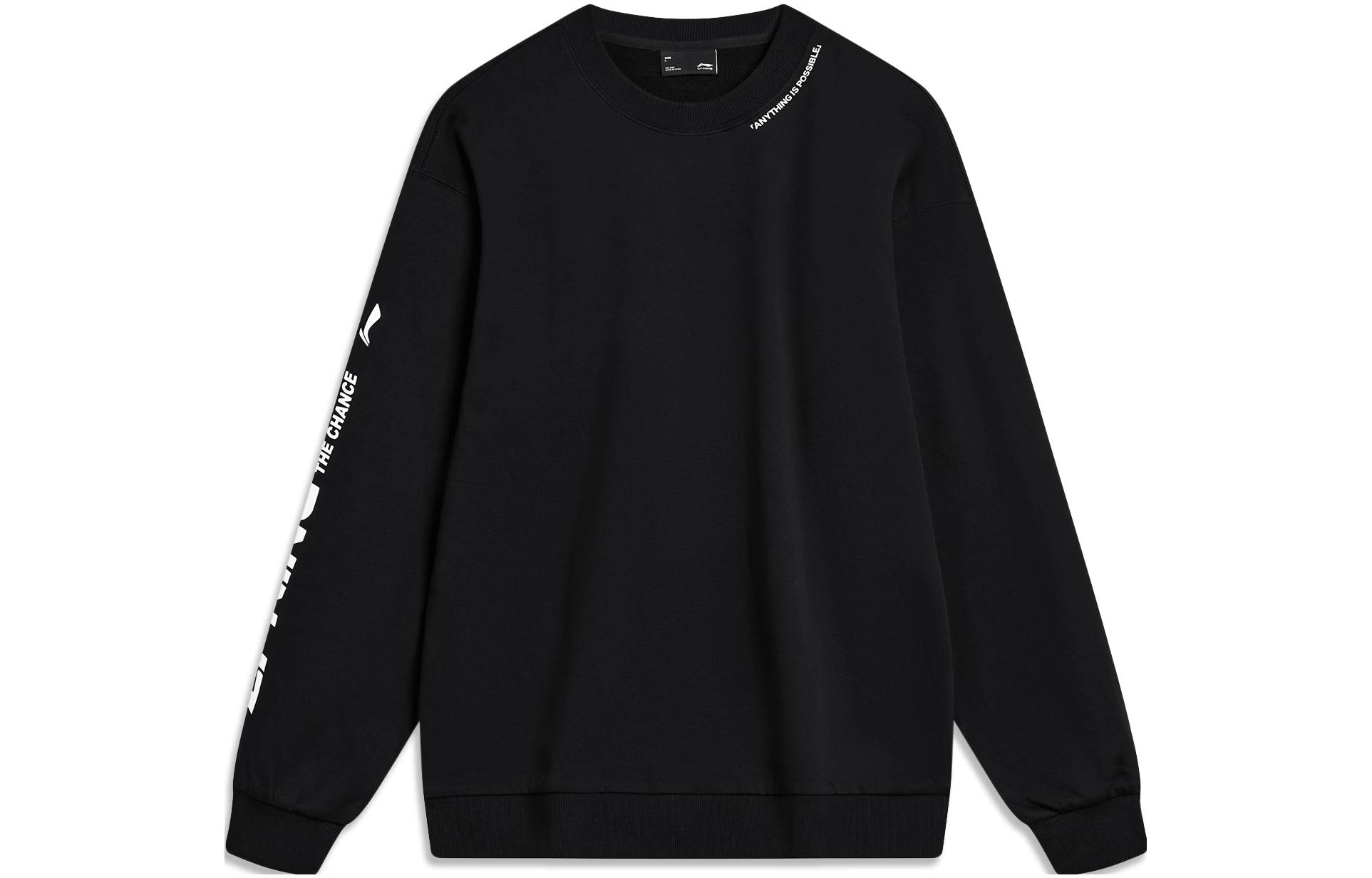 Li-Ning Sport Fashion Unisex Fleece Pullover Sweatshirt - Warm & Casual AWDTB37-5