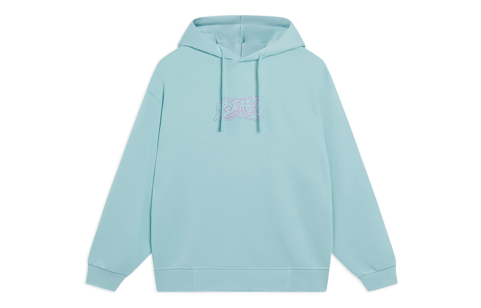 Li-Ning Sport Fashion Unisex Pullover Sweatshirt Light Grey-Blue AWDT347-2