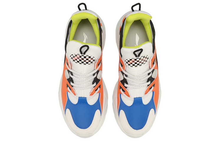 Shop Li-Ning Deporte Casual 'Negro Naranja Blanco' AGLQ009-4