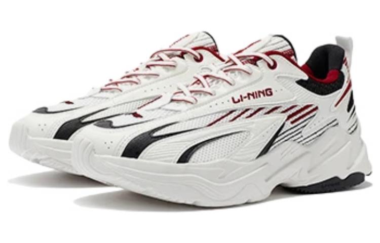 Lookbook Li-Ning Olahraga Santai 'Putih Hitam Merah' ARLS007-3