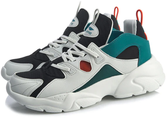 Li-Ning Sport Vrijetijdsschoenen ''Wit Groen Zwart'' AGLQ009-2 Lookbook Li-Ning Sport Vrijetijdsschoenen ''Wit Groen Zwart'' AGLQ009-2