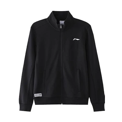 Li-Ning Sport Lifestyle High Neck Jacket Black Casual Unisex Fall Edition AWDS521-1