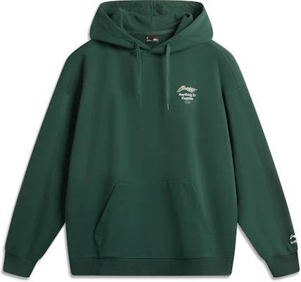 Li-Ning Sport Lifestyle Hoodie Dark Green Comfortable Breathable Casual Unisex AWDUA39-3 Buy Li-Ning Sport Lifestyle Hoodie Dark Green Comfortable Breathable Casual Unisex AWDUA39-3