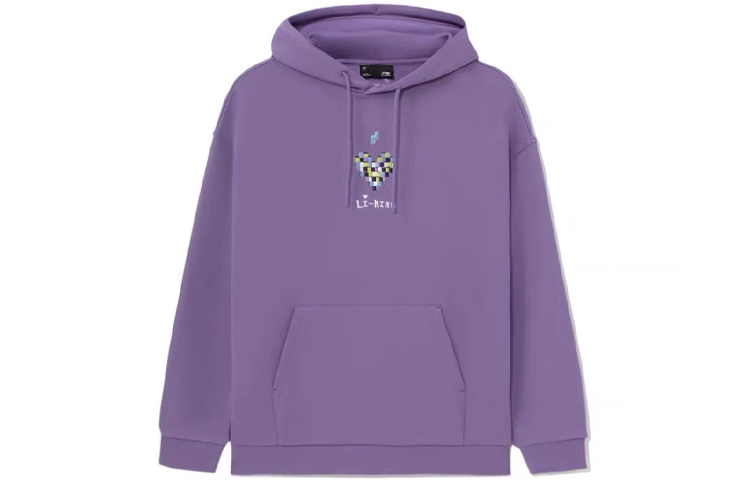 Li-Ning Sports Casual Pullover Sweatshirt Unisex Purple AWDS593-4