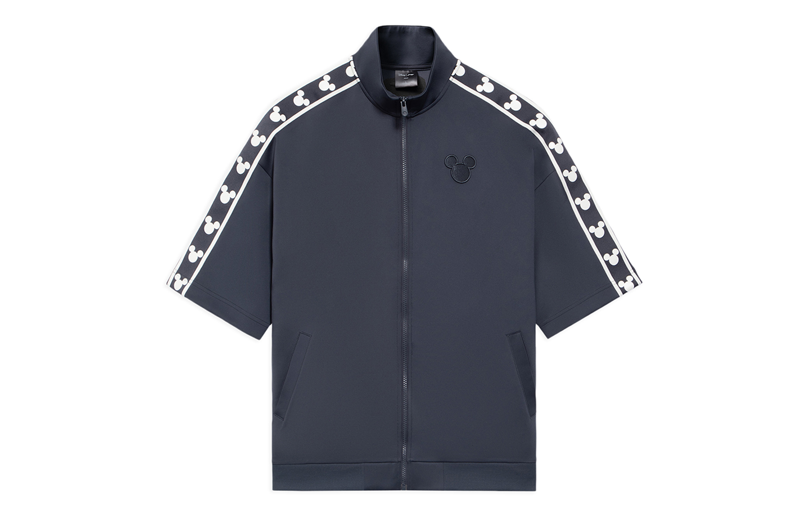 Li-Ning Sports Casual Unisex Animal Print Zip Sweatshirt Jacket Ink Gray AWDR580-6