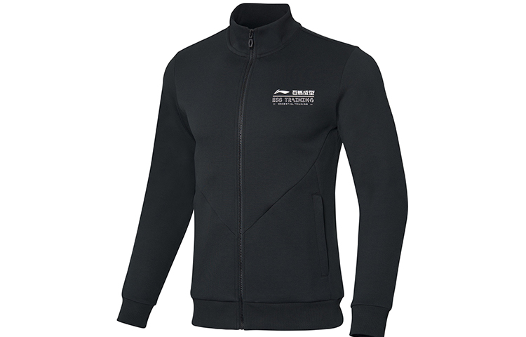 Li-Ning Sports Casual Zip-Up Jacket Black AWDQ039-1