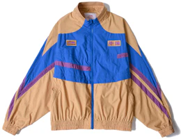 Li-Ning Sports Fashion Embroidered Logo Colorblock Jacket Men’s Blue Deer Brown AJDR231-3 Li-Ning Sports Fashion Embroidered Logo Colorblock Jacket Men’s Blue Deer Brown AJDR231-3