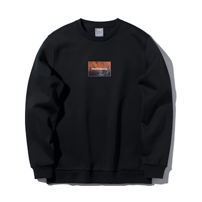 Li-Ning Sports Fashion Fleece Pullover Sweatshirt Black AWDP619-4