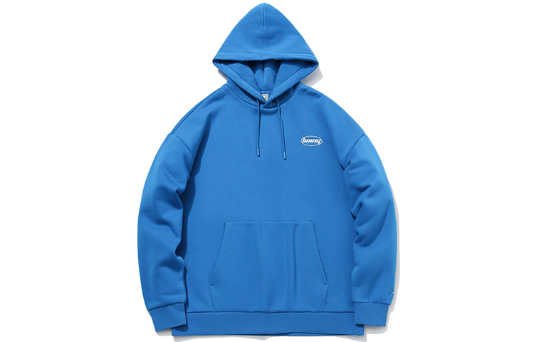 Li-Ning Sports Fashion Hoodie Navy Blue Unisex Pullover AWDQC92-3