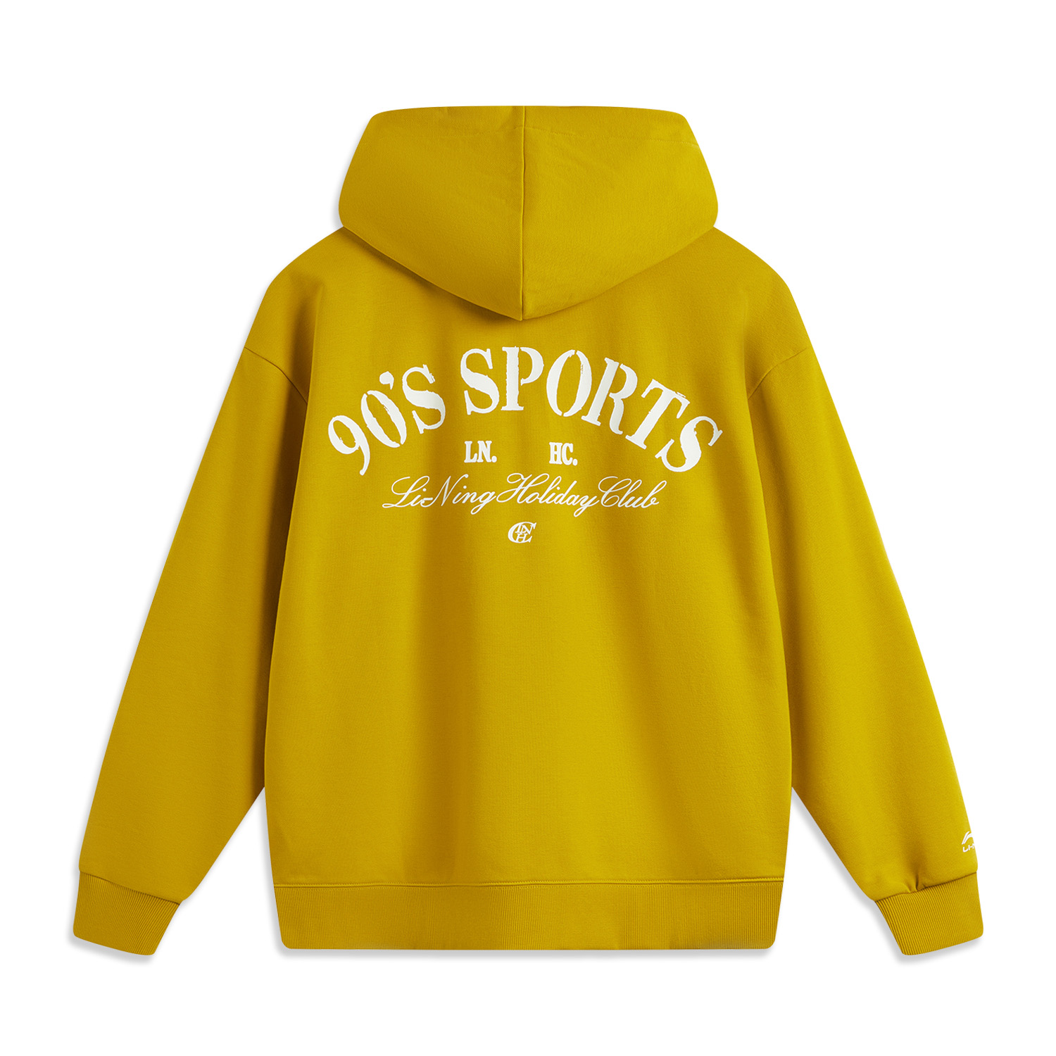 Li-Ning Sports Fashion Hoodie Palm Gold Unisex Breathable Loose-Fit AWDUB65-5