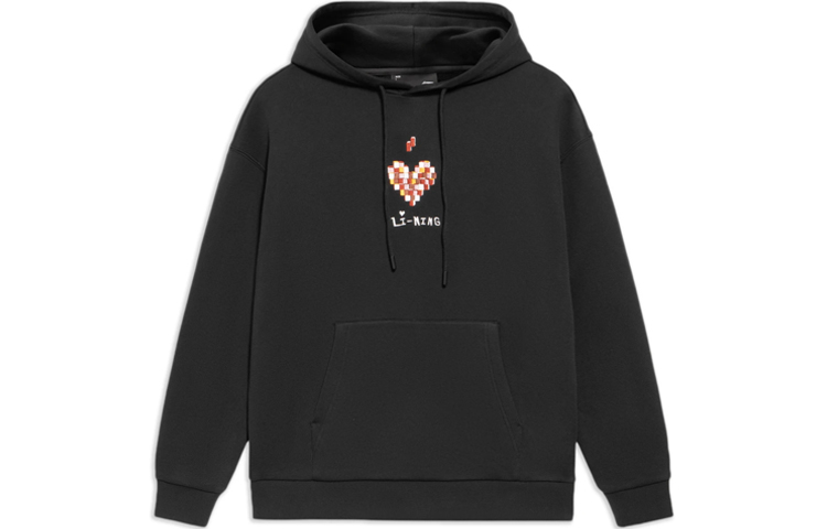 Li-Ning Sports Fashion Hoodie Unisex Black AWDS593-2