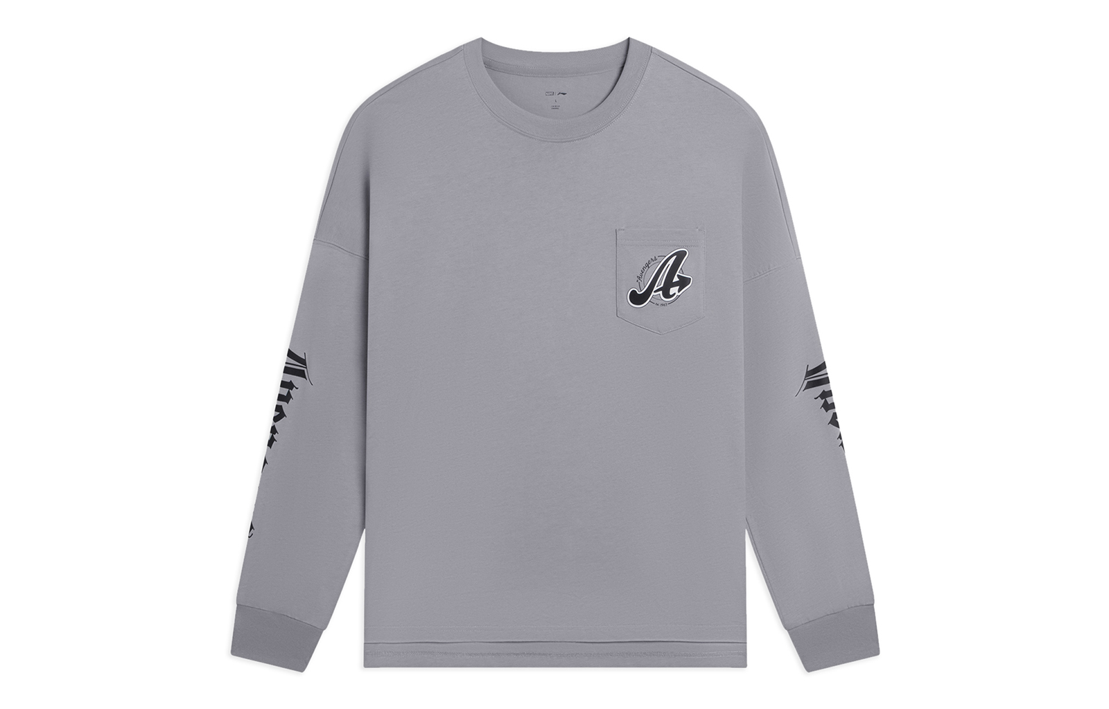 Li-Ning Sports Fashion Logo Print Cotton Crewneck Sweatshirt Unisex AHSSE29-1
