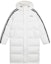 Order Li-Ning Sports Fashion Long Hooded Puffer Jacket Unisex White. AYMS335-2