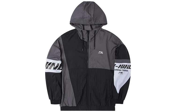 Li-Ning Sports Fashion Loose-Fit Hooded Jacket for Men AFDQ387-2
