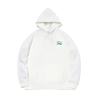 Li-Ning Sports Fashion Oversized Hoodie Unisex White AWDQB38-2
