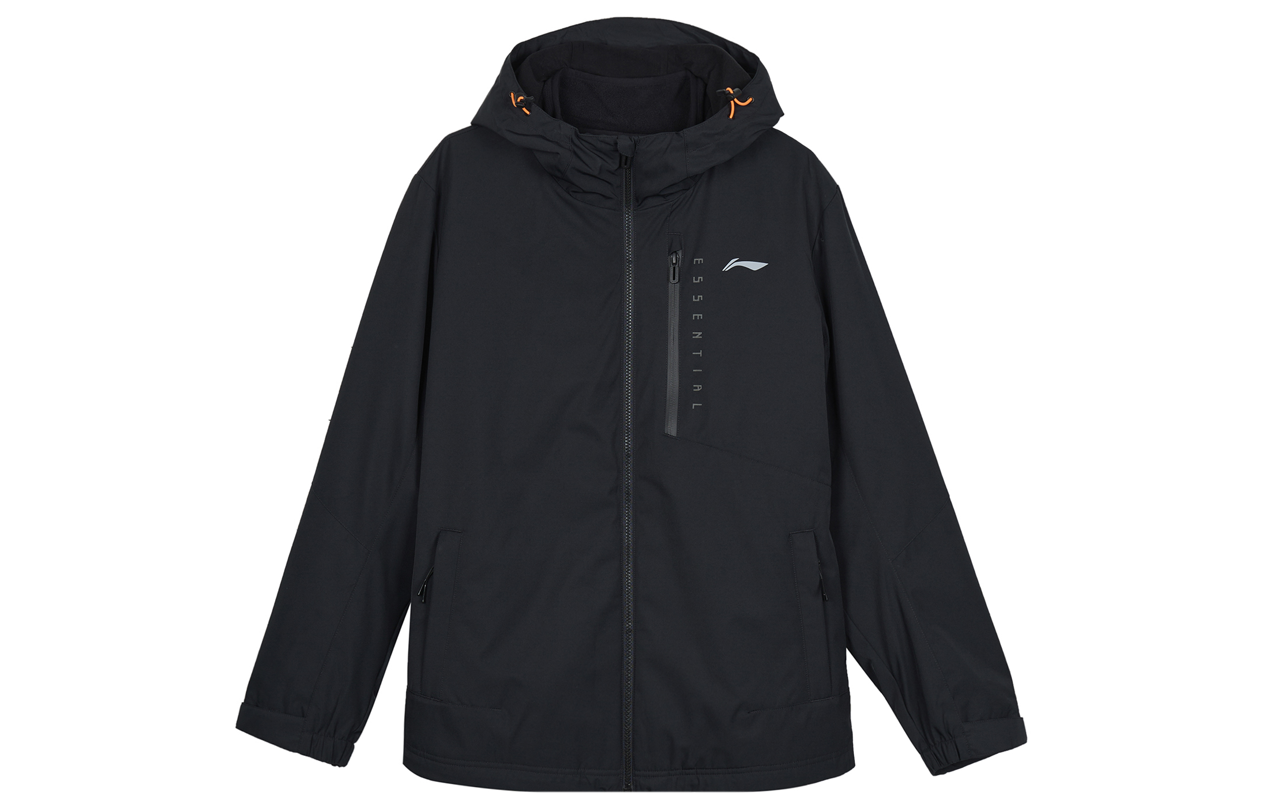 Li-Ning Sports Fashion Series Logo Waterproof 3-in-1 Jacket Black Unisex YWBT041-1