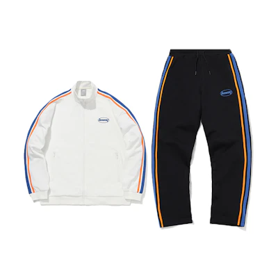 Li-Ning Sports Fashion Zip-Up Hoodie Set Cream White AWEQ027-3